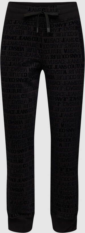 Versace Jeans Couture Sweatpants van katoen met all-over logomotief