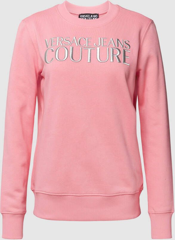 Versace Jeans Couture Sweatshirt met labelstitching