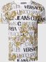 Versace Jeans Couture Christer T-shirt met barokke print en Men`s 73GAH6S0-JS099 Gold Logo Wit Heren - Thumbnail 2
