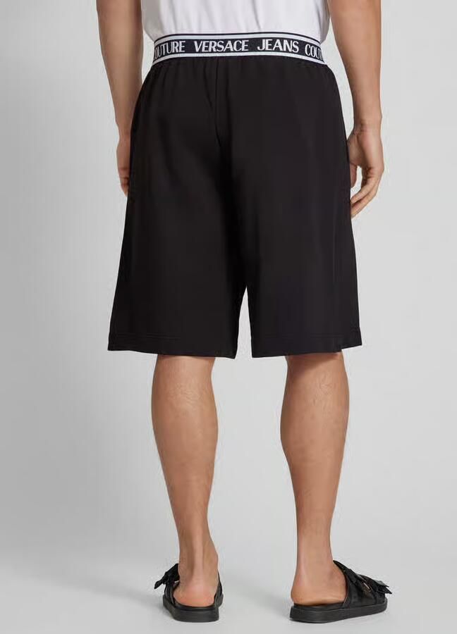Versace Jeans Couture Sweatshorts met elastische band met logo