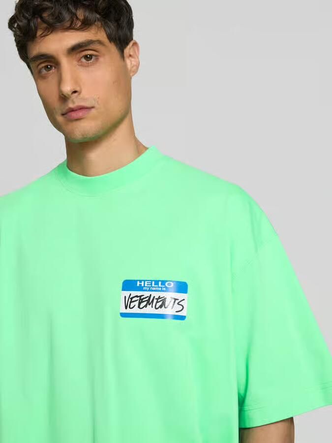 VETEMENTS Loose fit T-shirt van puur katoen