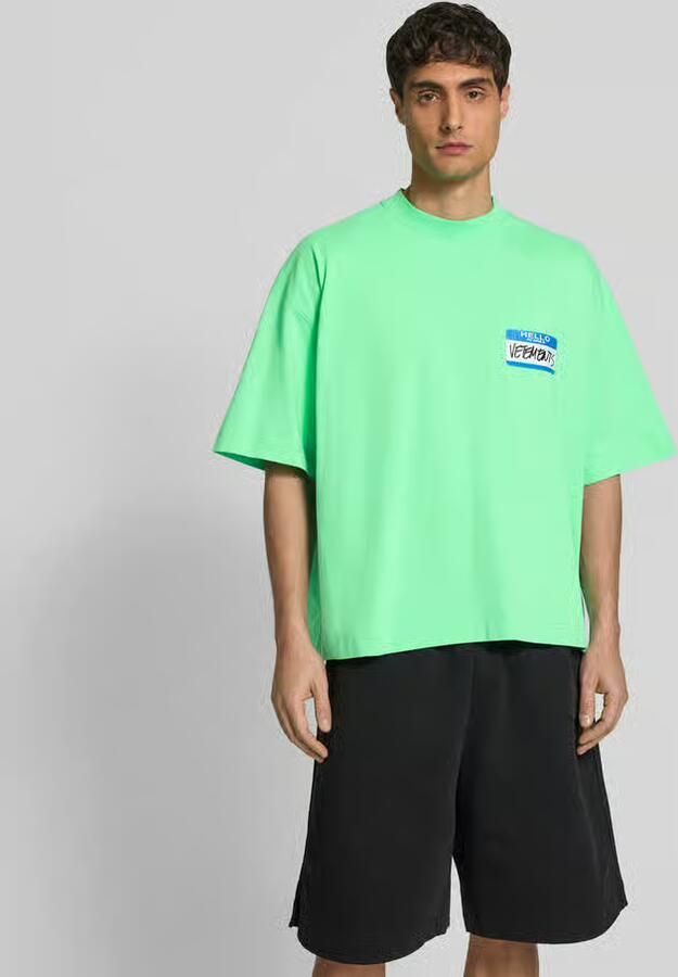 VETEMENTS Loose fit T-shirt van puur katoen - Foto 2