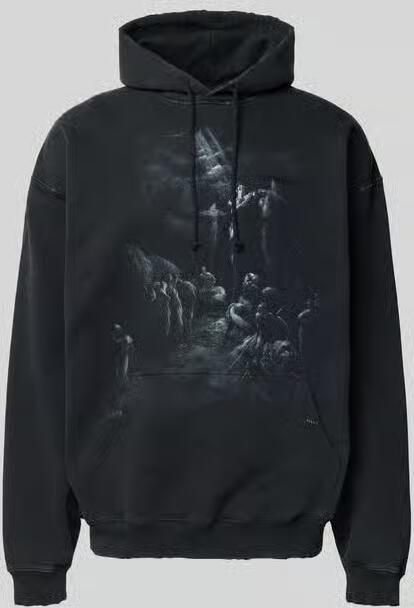 VETEMENTS Oversized hoodie van katoenmix - Foto 2