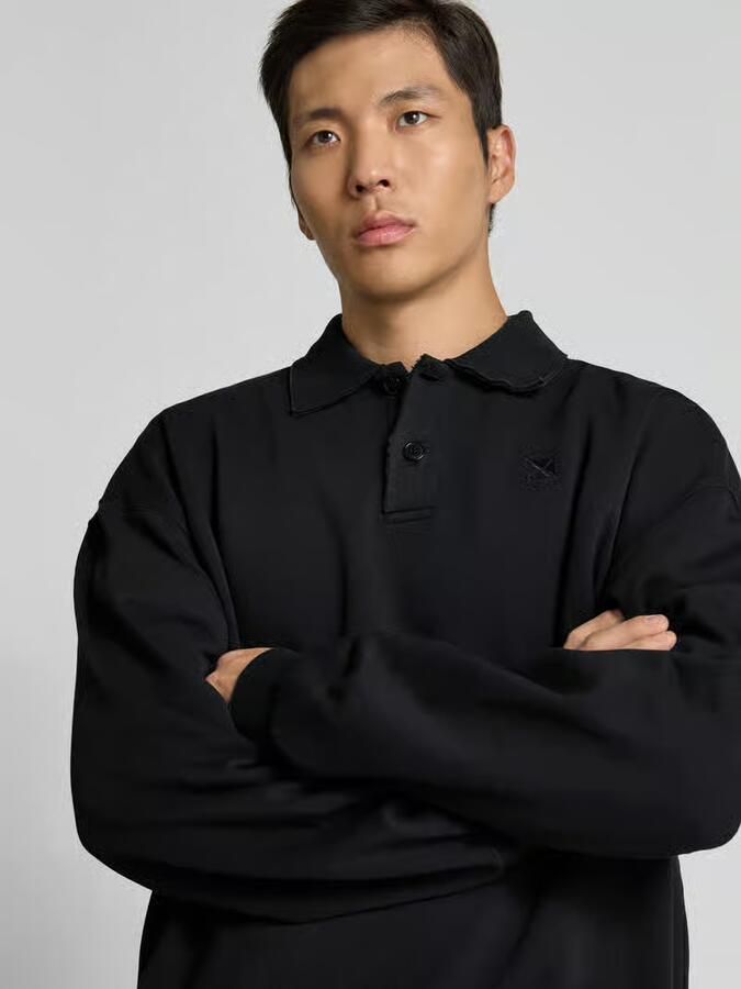 VETEMENTS regular fit poloshirt van katoenmix