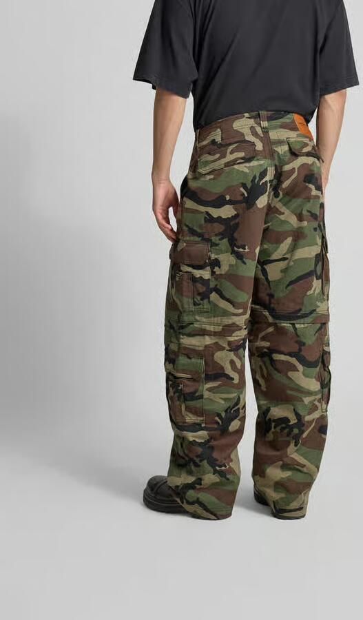 VETEMENTS Relaxed fit cargobroek van katoen - Foto 3