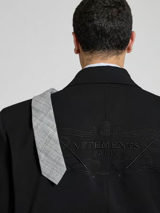 VETEMENTS Relaxed fit colbert van wolmix