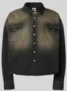 VETEMENTS relaxed fit jeanshemd in used-look