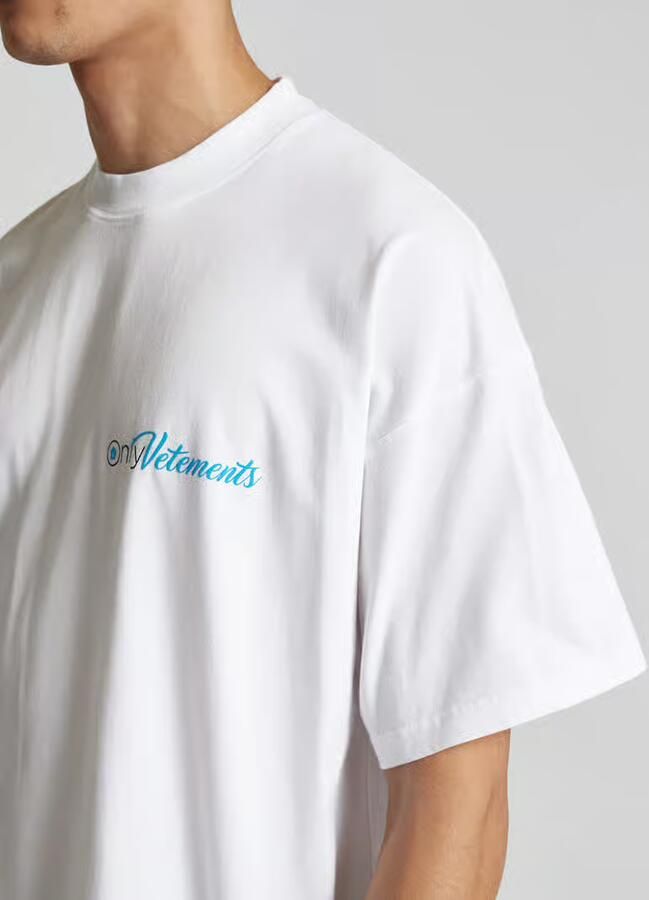 VETEMENTS T-shirt met labelprint