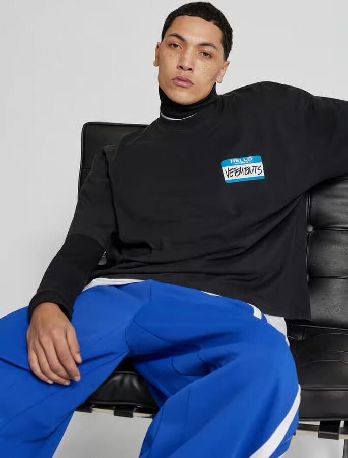 VETEMENTS T-shirt met labelprint - Foto 2