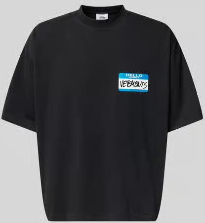 VETEMENTS T-shirt met labelprint - Foto 3