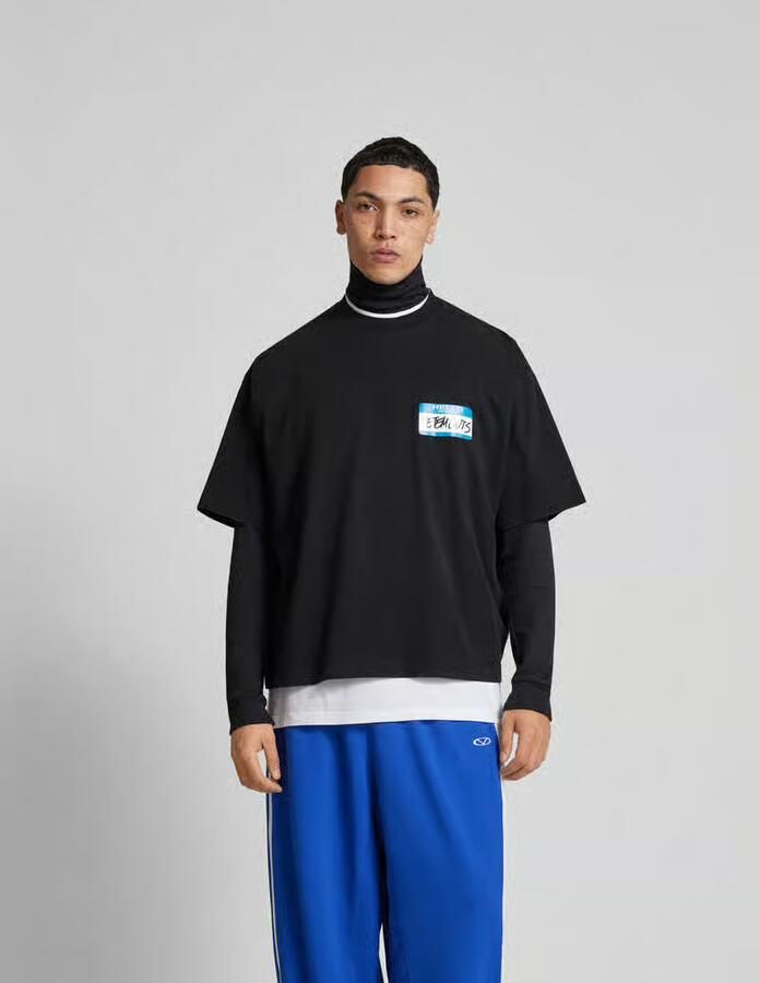 VETEMENTS T-shirt met labelprint - Foto 2