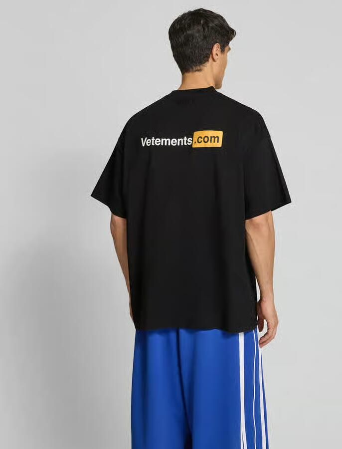 VETEMENTS T-shirt met opstaande kraag - Foto 2