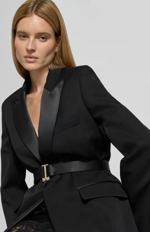 Victoria Beckham Blazer met scheerwolgehalte