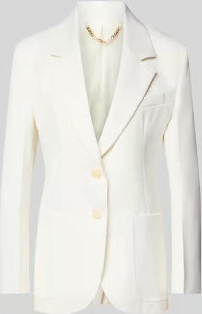 Victoria Beckham Blazer van wolmix met borstzak - Foto 2