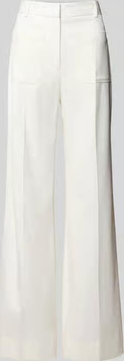 Victoria Beckham flared fit stoffen broek van wolmix - Foto 2