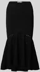 Victoria Beckham flared midirok met ajourwerk
