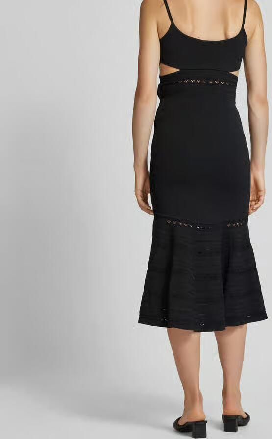 Victoria Beckham flared midirok met ajourwerk - Foto 3