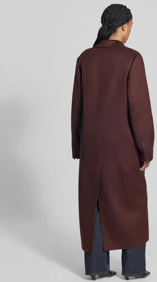 Victoria Beckham Functioneel jack met reverskraag model 'TAILOREDCOAT'