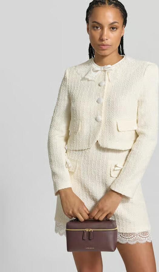 Victoria Beckham Handtas met hengsels van echt leer met binnenvak - Foto 2