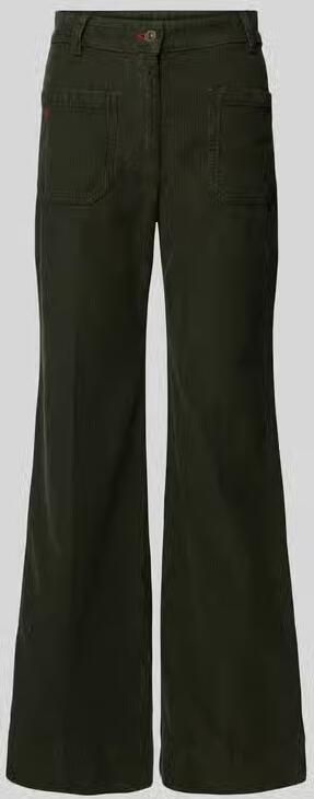Victoria Beckham High rise wide fit corduroy broek - Foto 2
