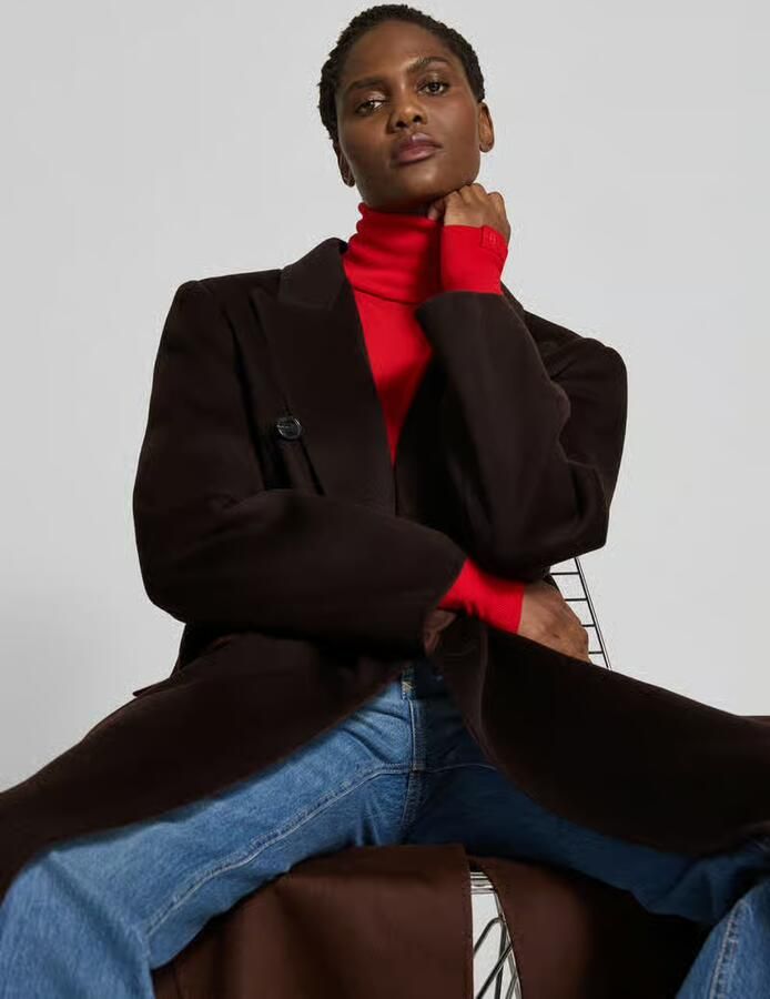 Victoria Beckham Jas met reverskraag