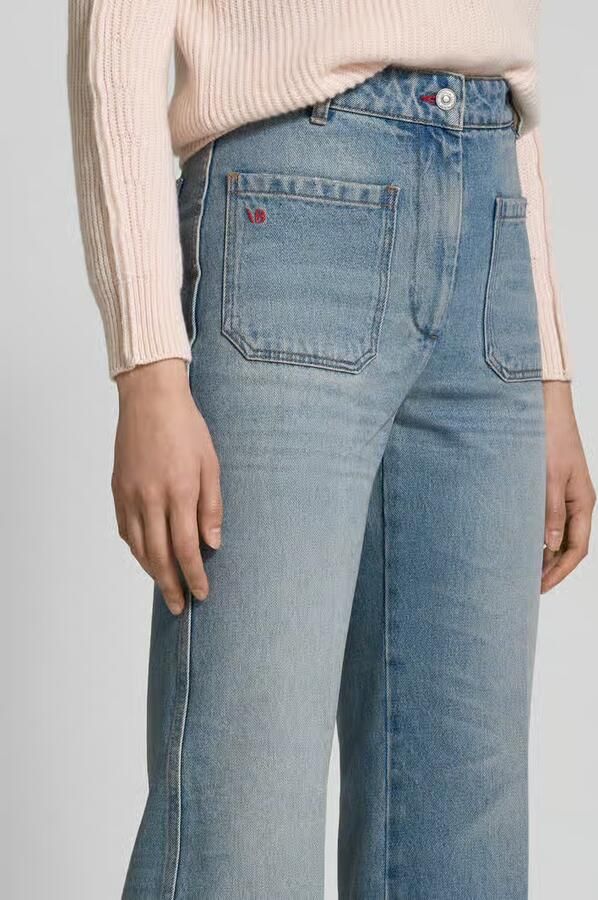 Victoria Beckham Jeans met labelstitching