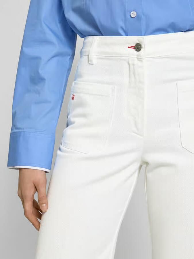 Victoria Beckham Jeans met labelstitching