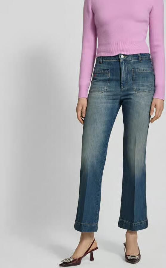 Victoria Beckham Jeans met labelstitching - Foto 3