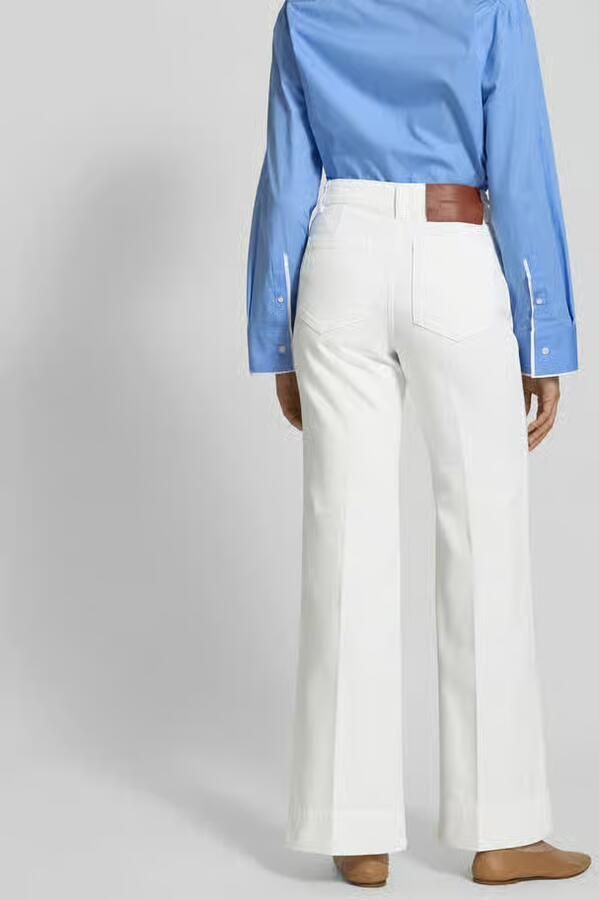 Victoria Beckham Jeans met labelstitching