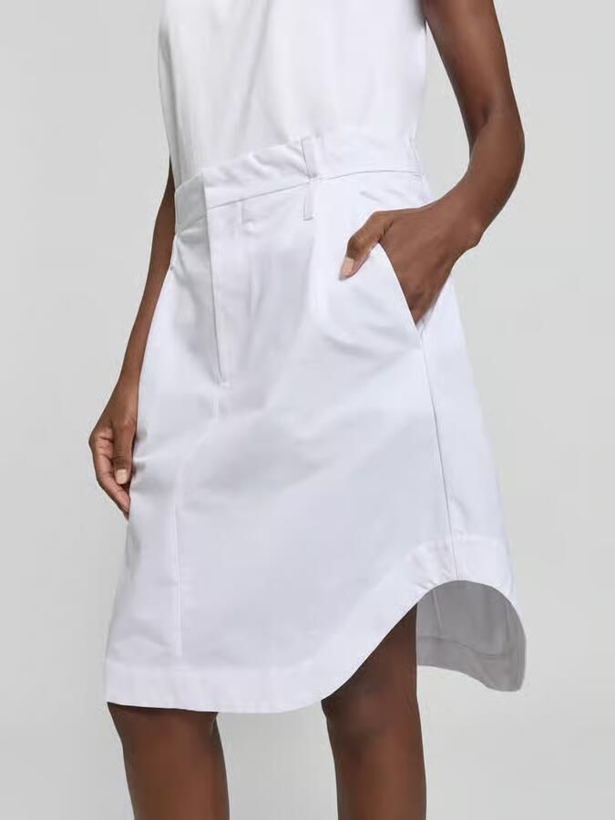 Victoria Beckham Knielange rok met bandplooien