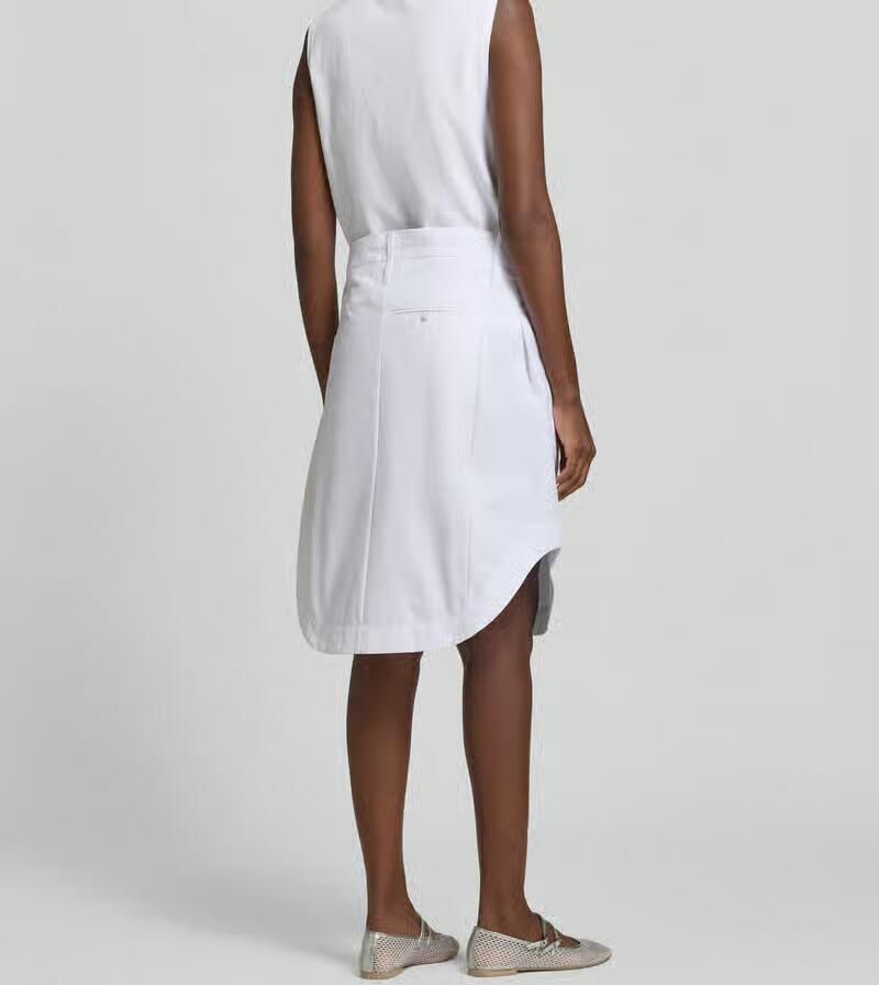 Victoria Beckham Knielange rok met bandplooien - Foto 2