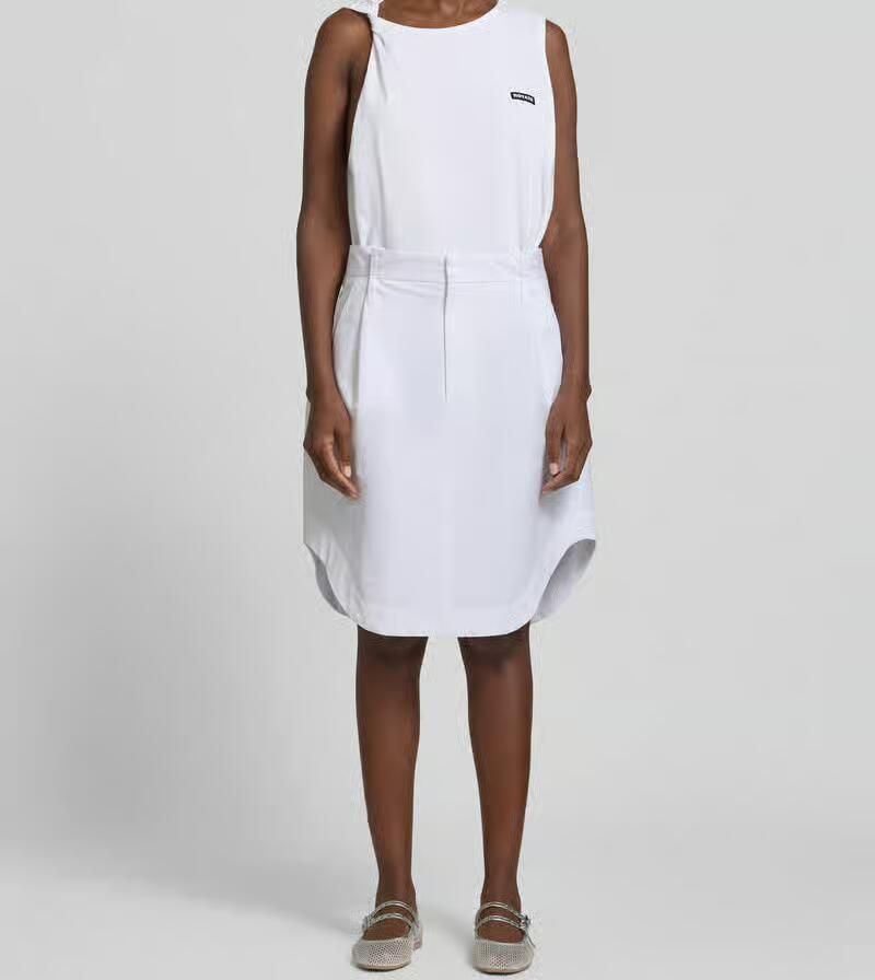 Victoria Beckham Knielange rok met bandplooien - Foto 3