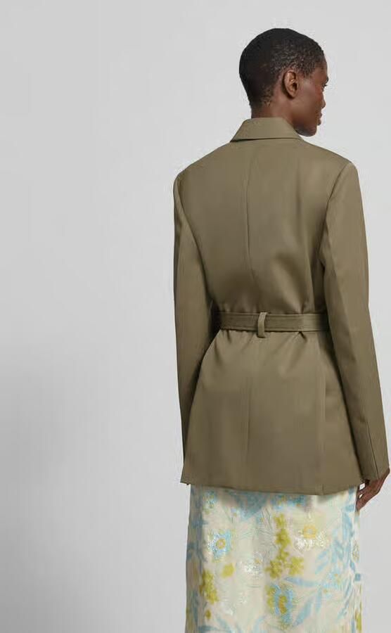 Victoria Beckham Lange blazer van wolmix - Foto 3