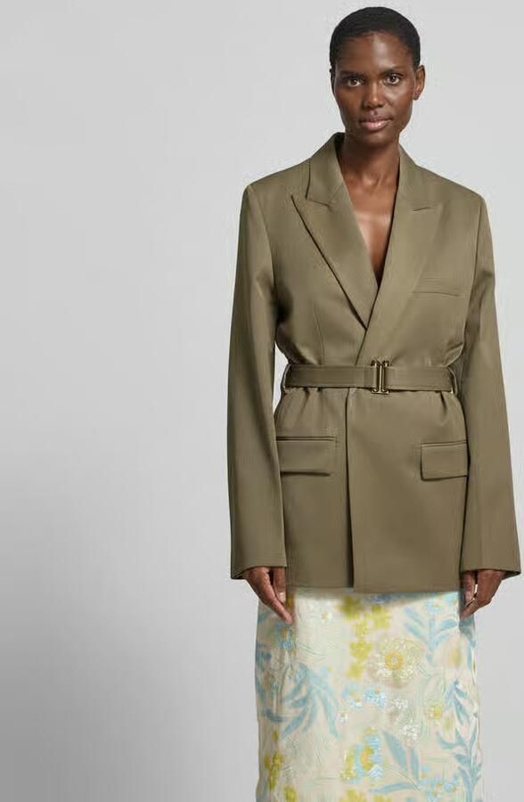 Victoria Beckham Lange blazer van wolmix - Foto 2