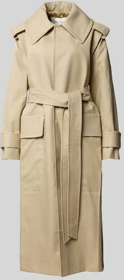 Victoria Beckham Lange jas met tailleriem - Foto 3