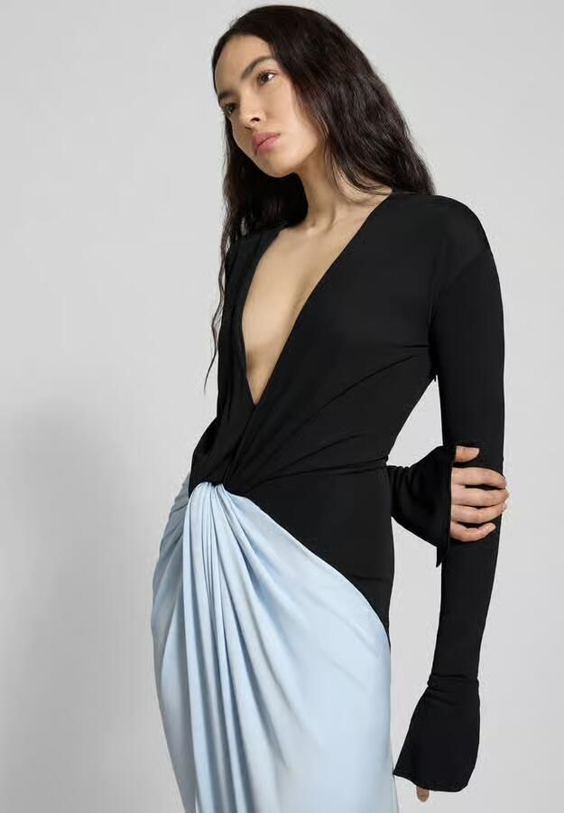 Victoria Beckham Maxi-jurk met plooien