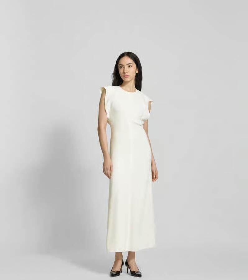 Victoria Beckham Maxi-jurk met ronde hals - Foto 2