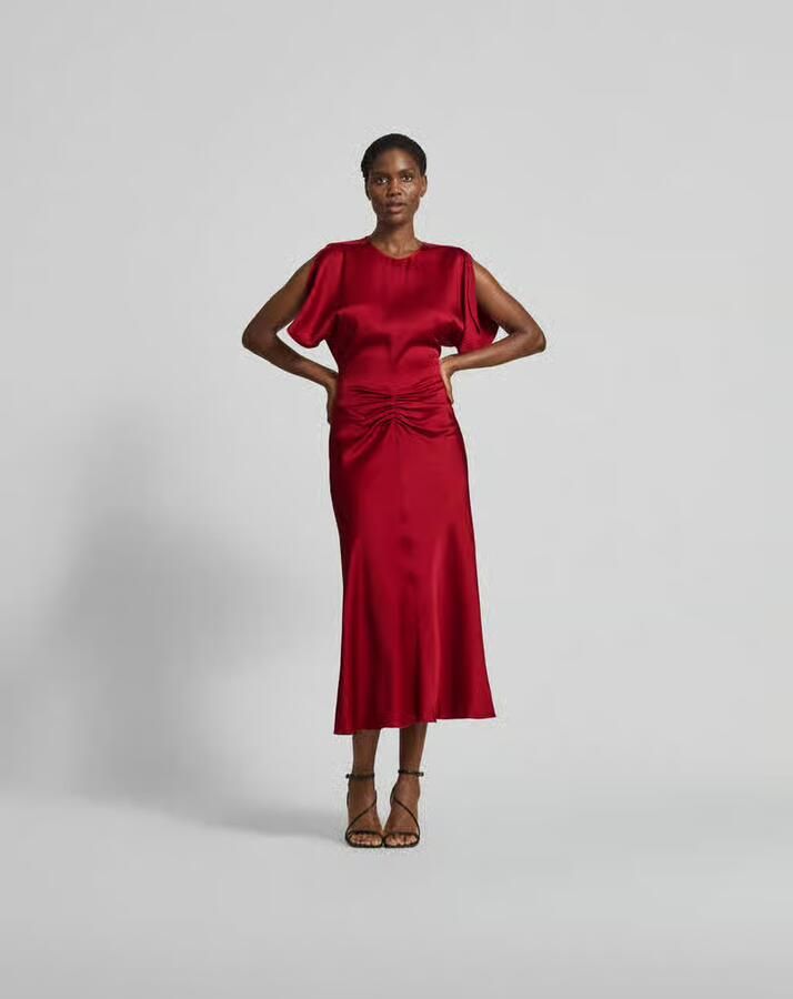 Victoria Beckham Maxi-jurk met ronde hals - Foto 2