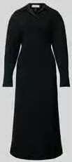 Victoria Beckham Midi-jurk met resortkraag