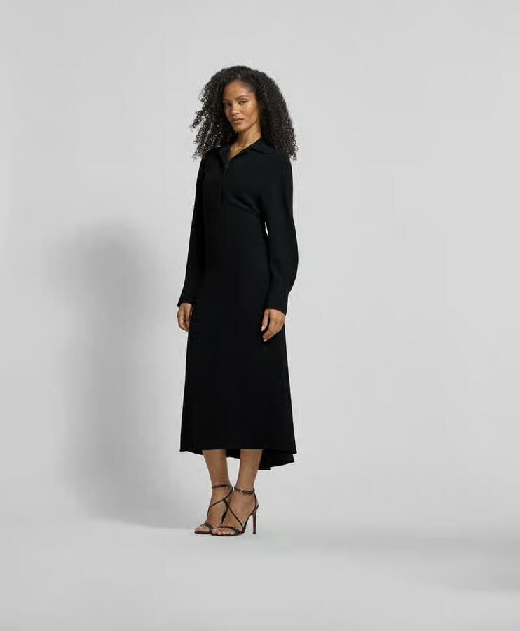 Victoria Beckham Midi-jurk met resortkraag - Foto 2