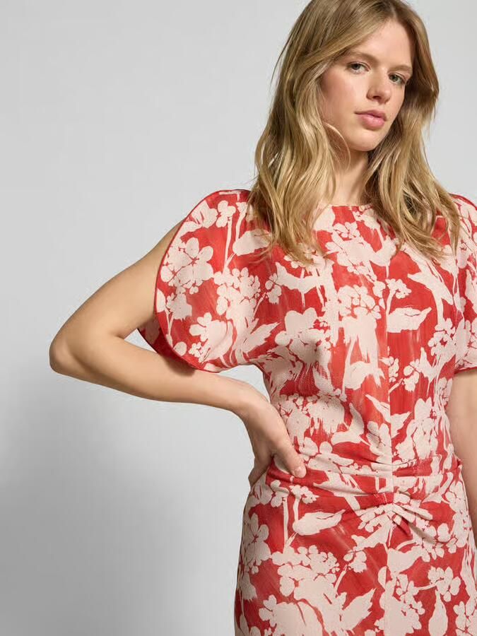 Victoria Beckham Midi-jurk met ronde hals