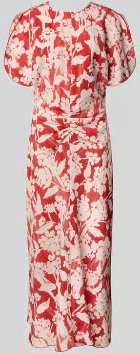 Victoria Beckham Midi-jurk met ronde hals - Foto 2
