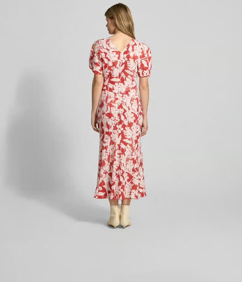 Victoria Beckham Midi-jurk met ronde hals - Foto 2