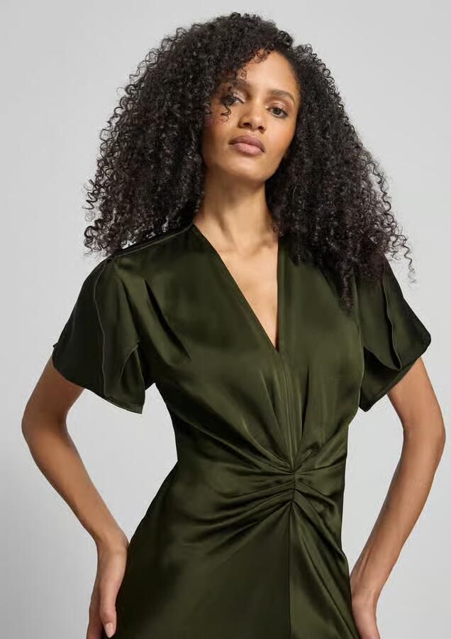 Victoria Beckham Midi-jurk met V-hals