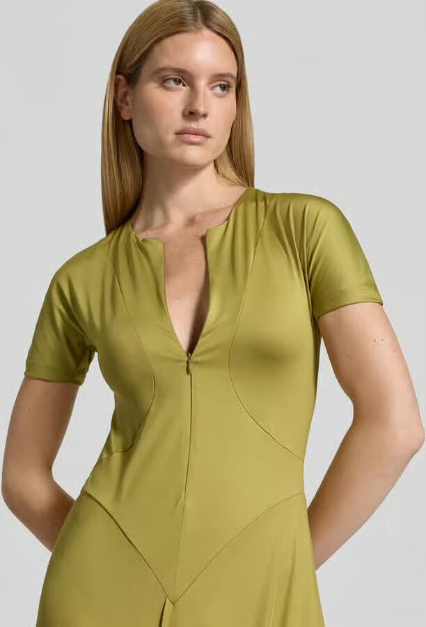 Victoria Beckham Midi-jurk met verlengde achterkant
