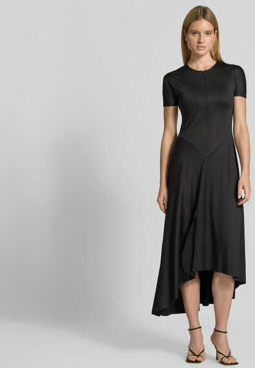 Victoria Beckham Midi-jurk met verlengde achterkant - Foto 3