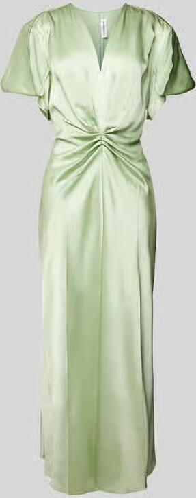 Victoria Beckham Midi-jurk van pure viscose - Foto 3
