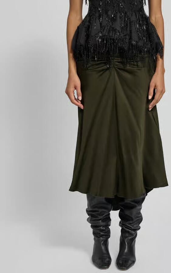Victoria Beckham Midirok met viscose - Foto 2