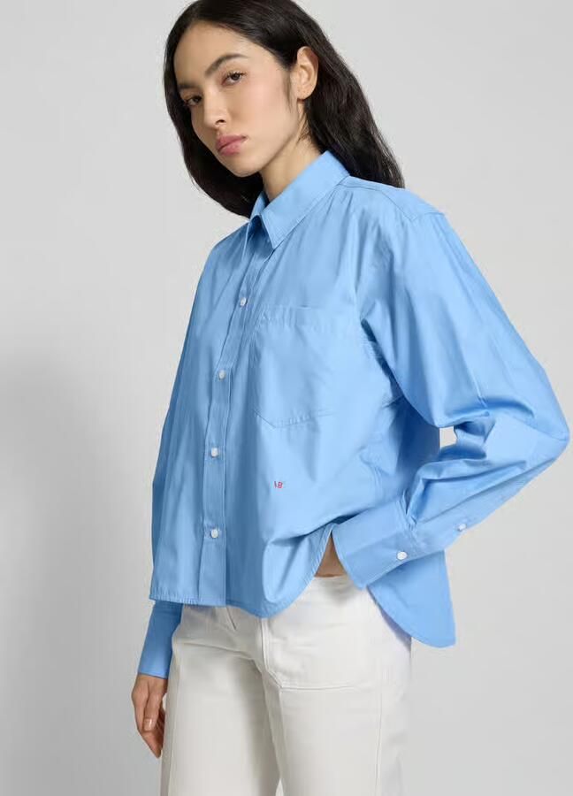 Victoria Beckham Overhemdblouse met labelstitching