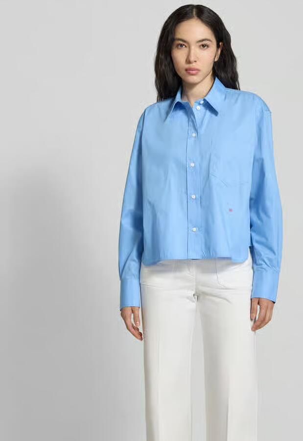 Victoria Beckham Overhemdblouse met labelstitching - Foto 3